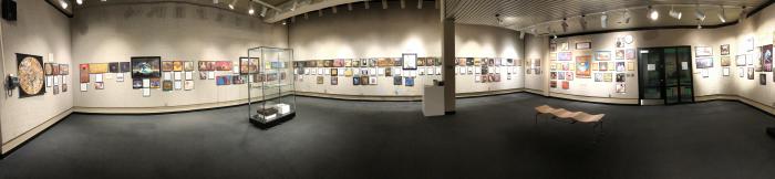 Album Cover Art exhibition panorama of the Sisson Gallery Album Cover Art exhibition panorama of the Sisson Gallery